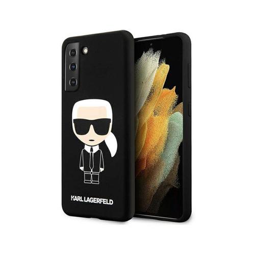 Coque Samsung Galaxy S21 Plus G996 Karl Lagerfeld Silicone Ikonik Noir