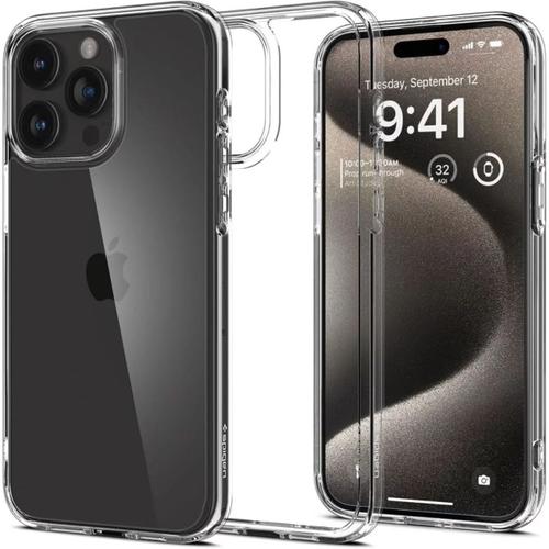 Coque Spigen Ultra Hybride Iphone 15 Pro Transparente