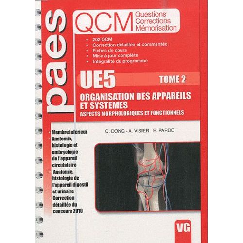 Organisation Des Appareils Et Systèmes Ue5 - Tome 2