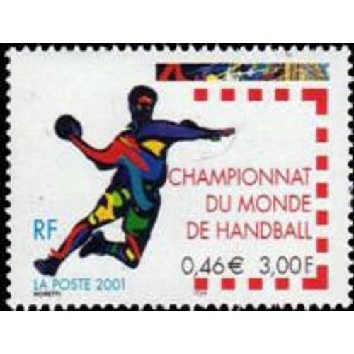 Sport : Championnat Du Monde De Handball À Nantes Année 2001 N° 3367 Yvert Et Tellier Luxe