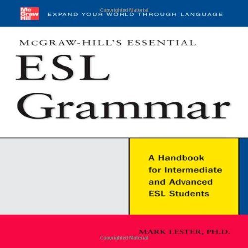 Mcgraw-Hill's Essential Esl Grammar