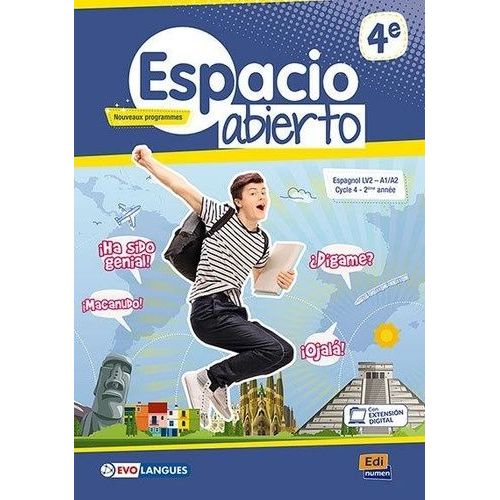 Espagnol 4e Espacio Abierto - Livre De L'élève