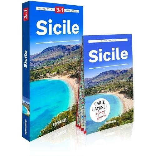 Sicile - Guide + Atlas + Carte 1/450 000