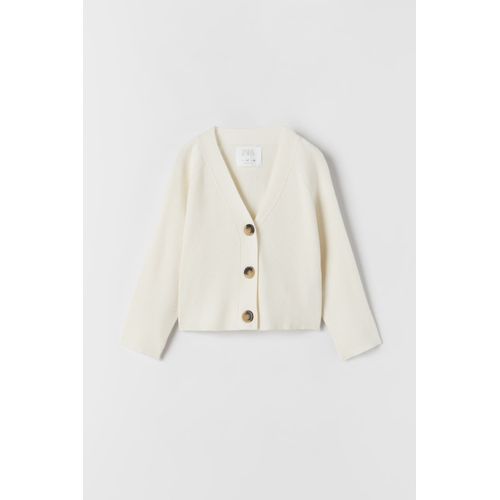 Gilet En Maille Côtelée (Zara)