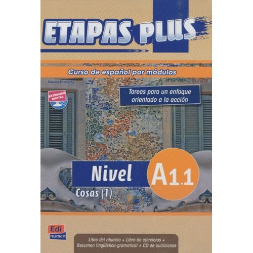 Etapas Plus Nivel A1.1 Cosas (1) - Libro Del Alumno (1 Cd Audio)