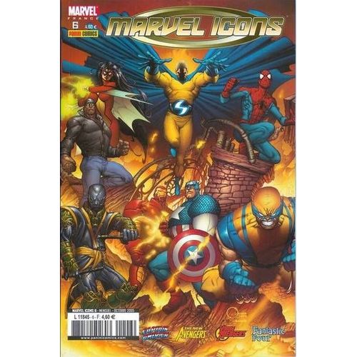 Marvel Icons N° 6 : Évasion (2) - Captain America / Young Avengers / New Avengers / Fantastic 4