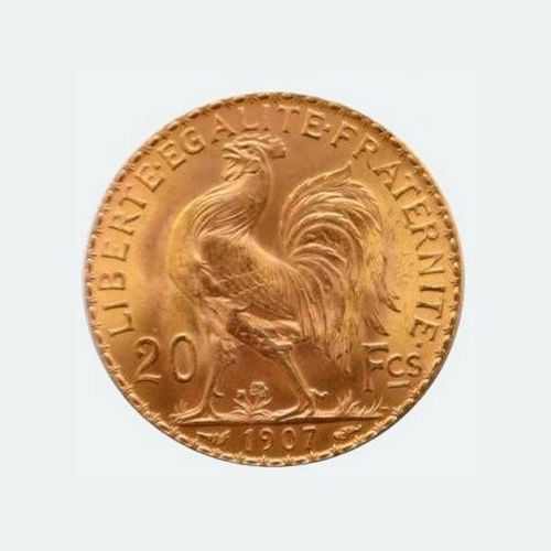 Pièce 20 Francs Coq Marianne