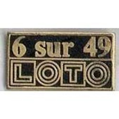 Pin's Loto 6 Sur 49