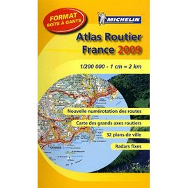 Atlas Routier France 2009 - Format Boîte À Gants