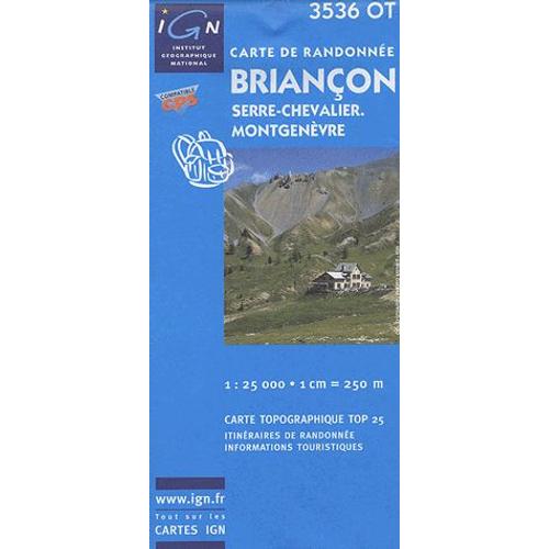 Briançon - 1/25 000, Serre-Chevalier, Montgenèvre
