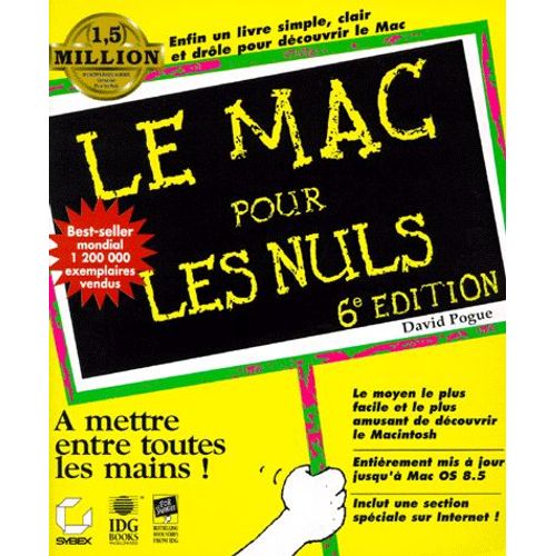 Le Mac Pour Les Nuls - 6ème Édition