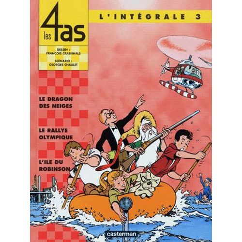Les 4 As L'intégrale Tome 3 - Le Rallye Olympique - L'île Du Robinson
