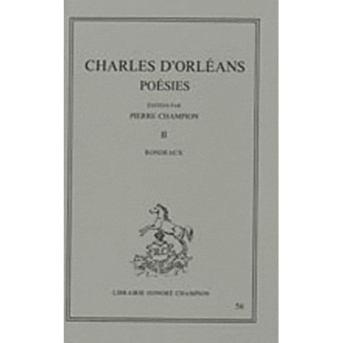 Poésies - Tome 2, Rondeaux