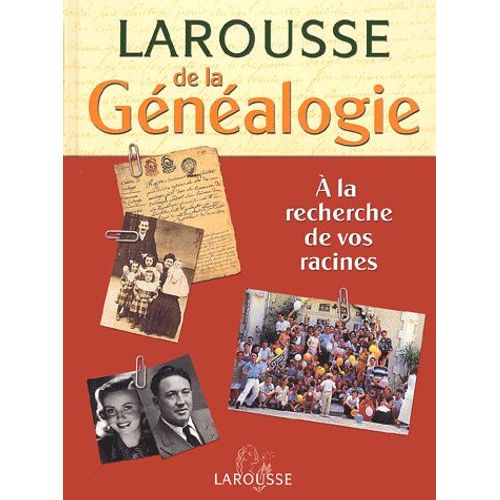 Larousse De La Généalogie - (1cédérom)