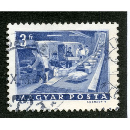 Timbre Oblitéré Magyar Posta, 1964, 3 Ft