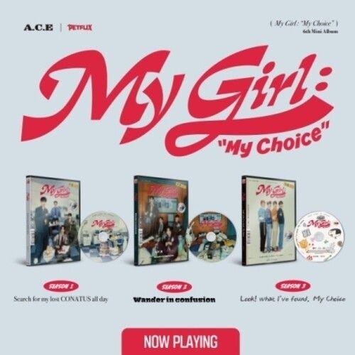 A.C.E - My Girl : My Choice - Incl. 120pg Photobook, Mini-Game, 4 Paper Dolls, 4-Cut Photo, Sticker + 2 Photocards [Compact Discs] Photo Book, Photos, Stickers, Asia - Import