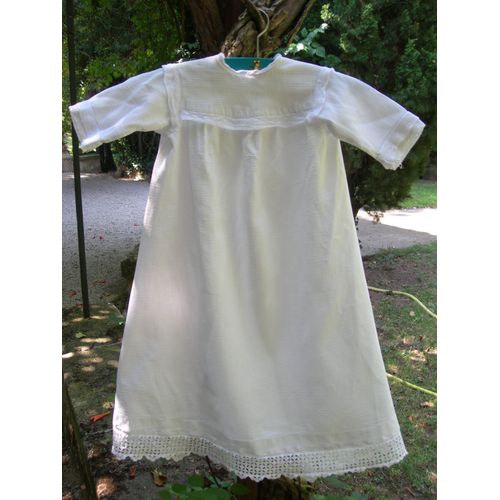 Blouse Ancienne En Piqué De Coton