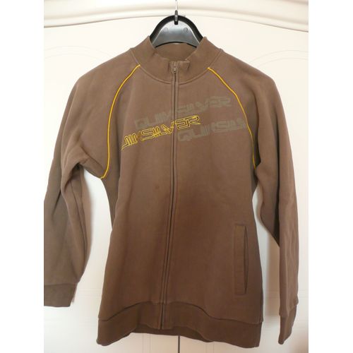 Gilet Quiksilver Vert Kaki 16 Ans