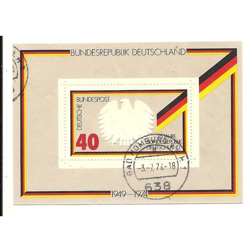 25 Jahre Bundesrepublik Deutschland 1949-1974