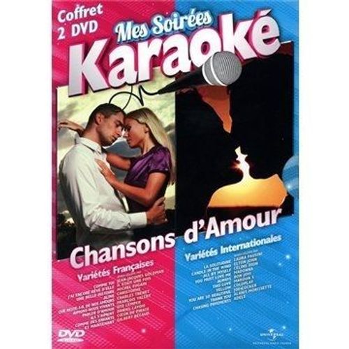 Mes Soirées Karaoké Chansons D'amour (2 Dvd - Chanson Française & Internationale) (Coffret De 2 Dvd)