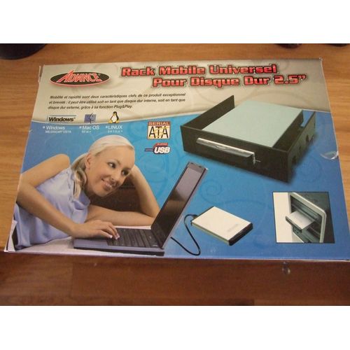 Advance BX-E251 - Boitier rack mobile externe pour disque dur 2.5" sata