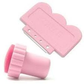 Tampon Et Raclette Pour Nail Art 