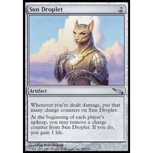 Foil Premium Goutte De Soleil - Magic Mtg - Mirrodin