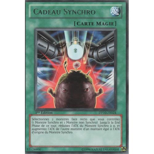 Carte Yu-Gi-Oh! "Cadeau Synchro" Rare Dp10-Fr024