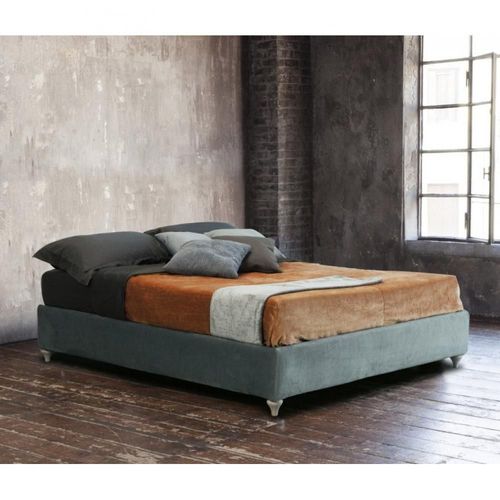 Lit Coffre Portos Couchage 160x190 Cm Joint Vert Menthe