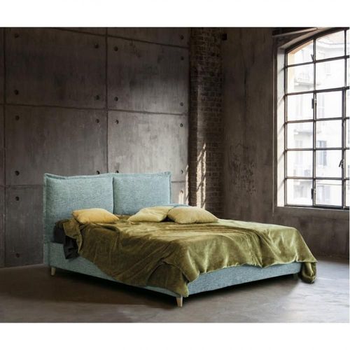 Lit Coffre Cyril Couchage 120x200 Cm Pop Bleu