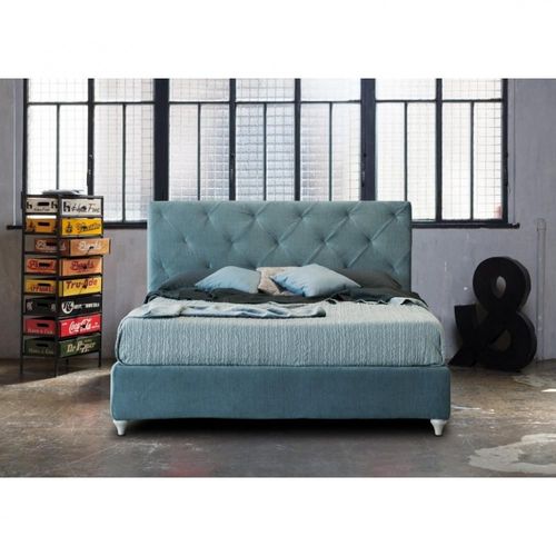 Lit Coffre Samir Couchage 120x200 Cm Joint Vert Menthe