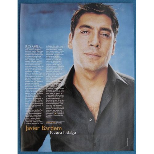 Ciné Live N°47, Coupure De Presse: Javier Bardem, Richard Edson