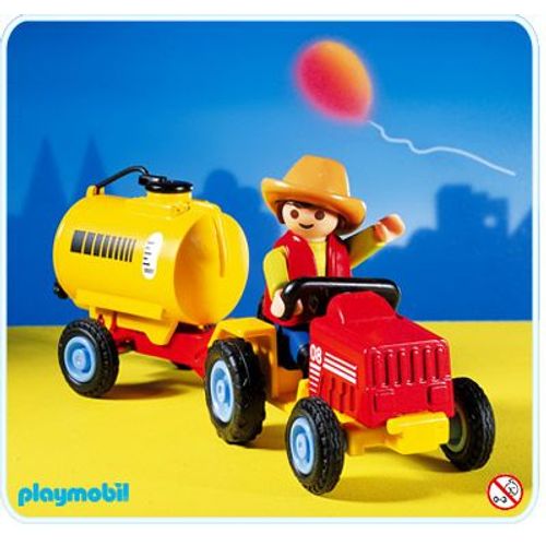 Playmobil 3066 - Enfant / Tracteur / Citerne