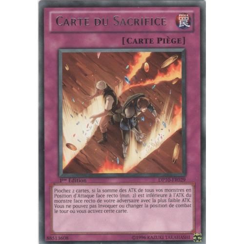 Carte Yu-Gi-Oh! "Carte Du Sacrifice" Rare Dp10-Fr029