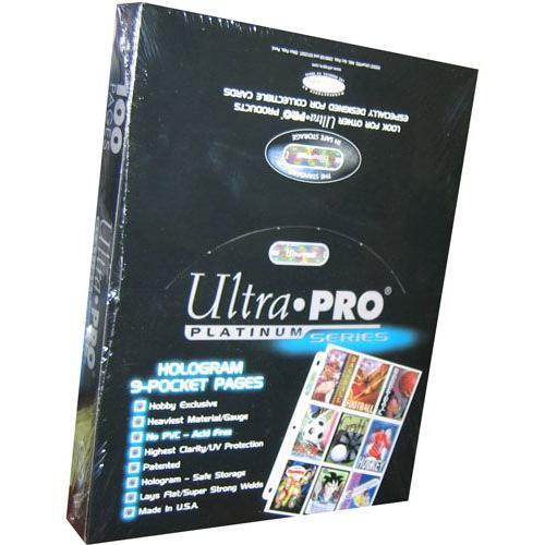 100 Pages de Classeur à 9 pochettes (Platinum Series) - Ultra Pro