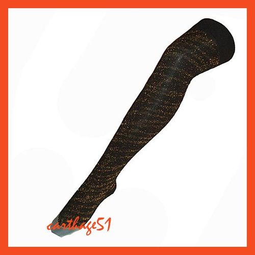 Jambières  Scintillantes Noir Plusieurs Couleurs Bas Chaussettes Hautes Collants