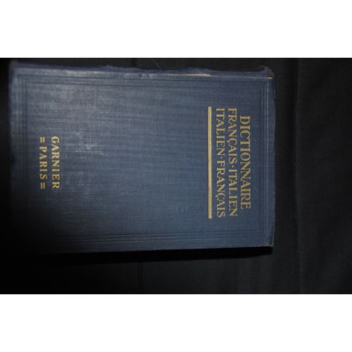 Dictionnaire Français - Italiens Et Italien-Français