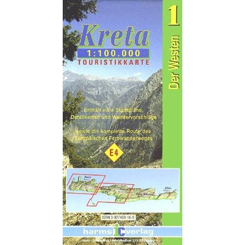 Kreta/Crete Der Westen/Western Part - 1 : 100 000