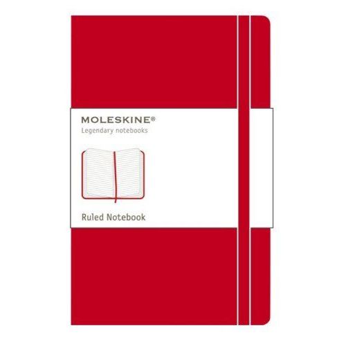 Moleskine Notizbuch, P/A6, Liniert, Hard Cover, Scharlachrot