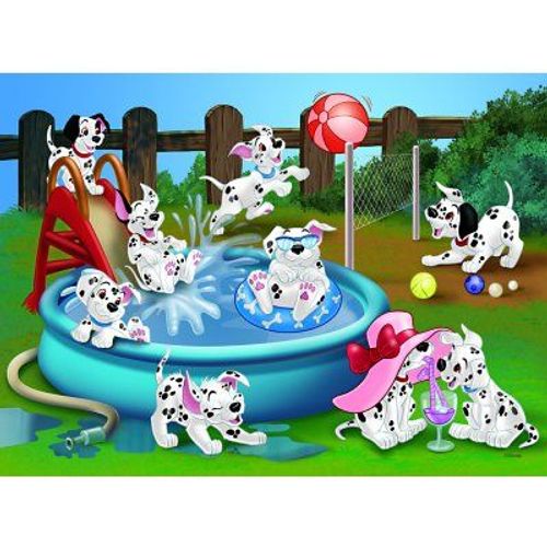 Puzzle 100 Pièces - Les 101 Dalmatiens : Les Dalmatiens S'amusent