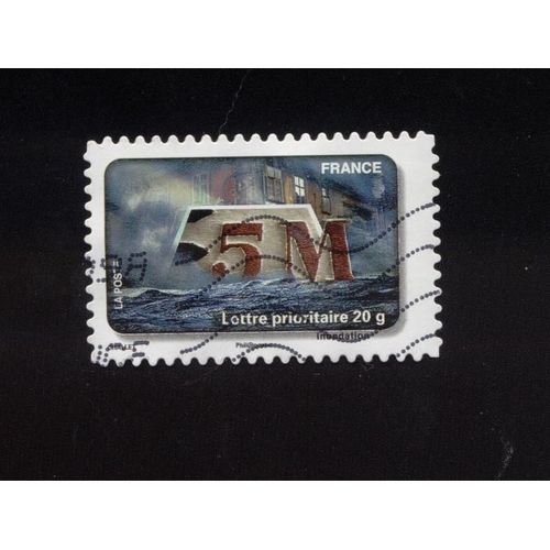 Timbre Oblitéré Used Stamp Fête Du Timbre 2010 Protégeons L'eau Inondation France 2010 Wns Fr026.10 Y&t 405