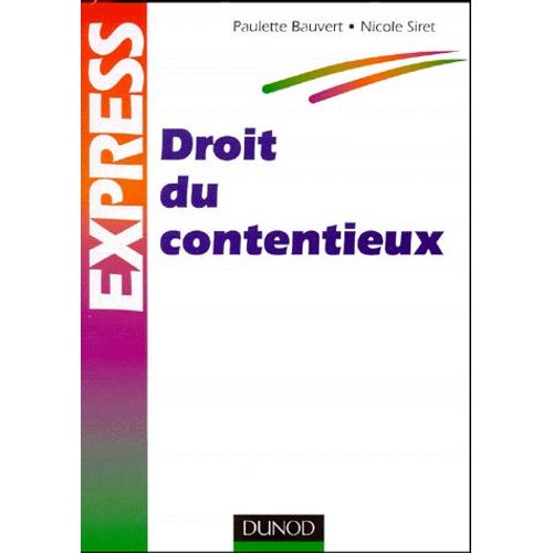 Droit Du Contentieux
