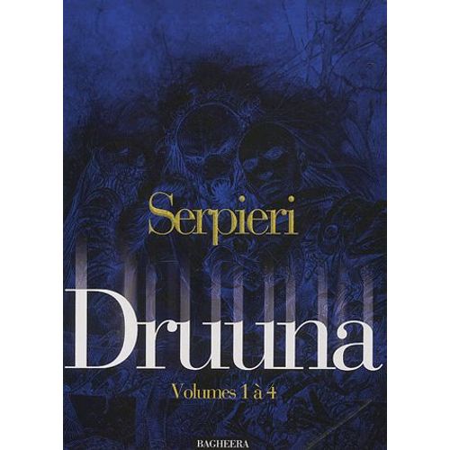 Serpieri Coffret Volumes 1 À 4 : Tome 1, Morbus Gravis - Tome 2, Druuna - Tome 3, Creatura - Tome 4, Carnivora