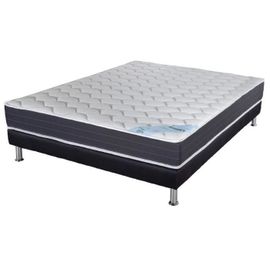 Matelas Ressort + Sommier Sr9 Deco 160x200 Rhodes - H. 24 Cm - Soutien Ferme