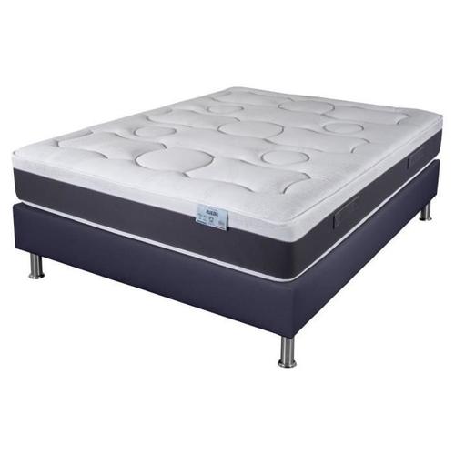 Matelas Ressort + Sommier Sp18 Volcan 140x190 Rueda - Hauteur 27 Cm - Soutien Ferme