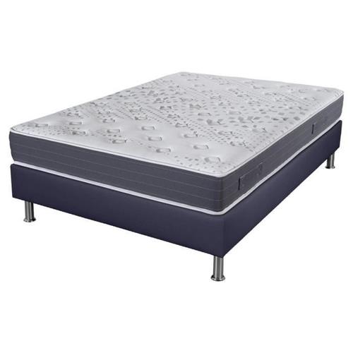 Matelas Mousse + Sommier Sp18 Volcan 140x190 Majorca - H. 23 Cm - Soutien Ferme