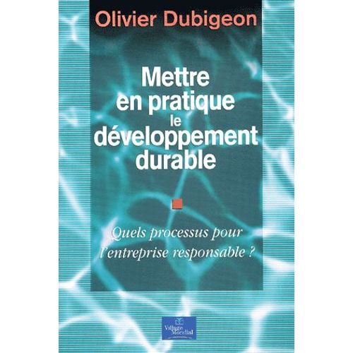 Mettre En Pratique Le Développement Durable - Quels Processus Pour L'entreprise Responsable ?