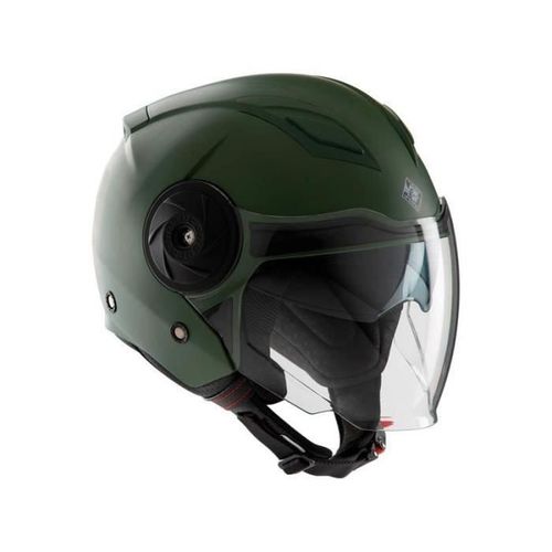 Casque Moto Jet Tucano Urbano El'city - Vert Airborne Mat - L