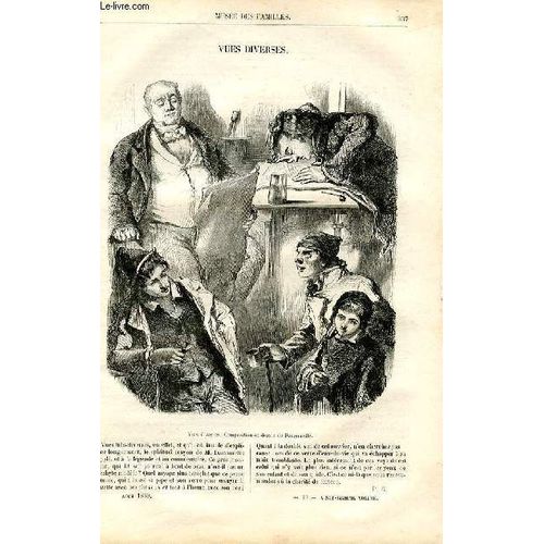 Le Musée Des Familles - Lecture Du Soir - Livraison N°43 - Vues Diverses (Gravure Et Petit Texte De Quelques Lignes)