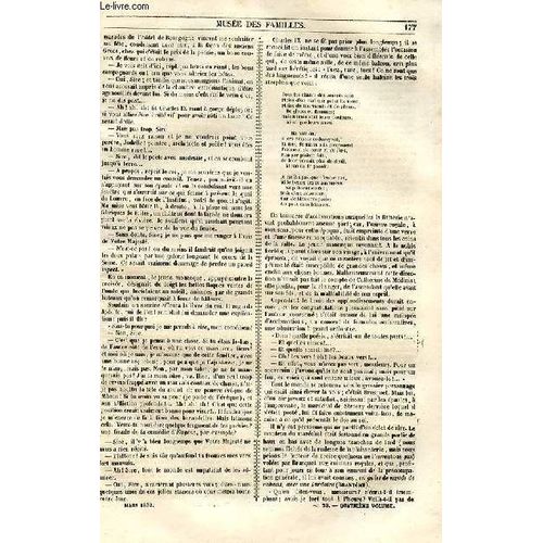 Le Musée Des Familles - Lecture Du Soir - 1ère Série - Livraisons N°23 Et 24 - Littérature Orientale - Le Crime Puni Par Le Ciel Par Bidpai, Suite Et Fin.